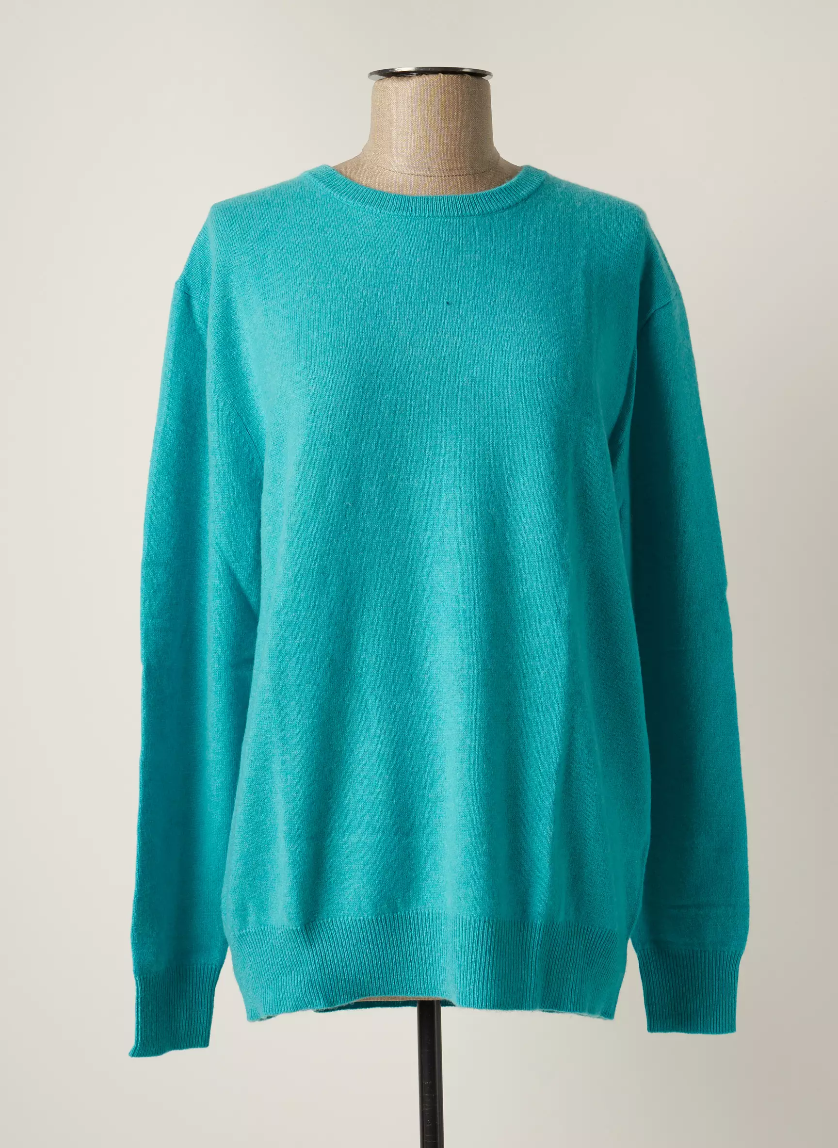 Un Jour Un Cachemire Pulls Femme couleur bleu