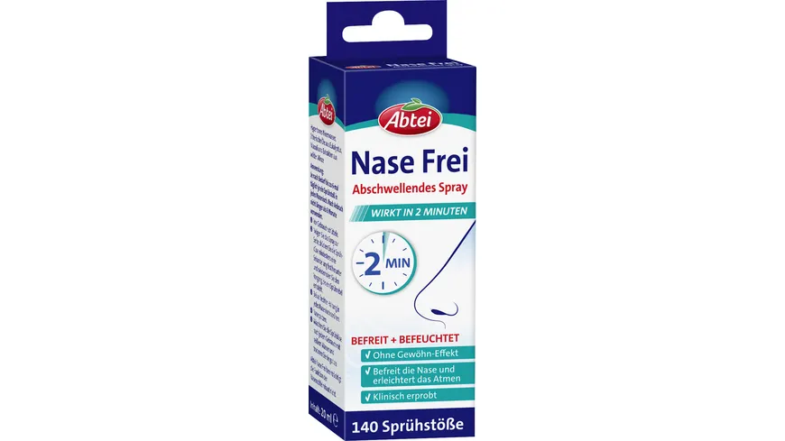 ABTEI Nase Frei Abschwellendes Nasenspray 20 ml