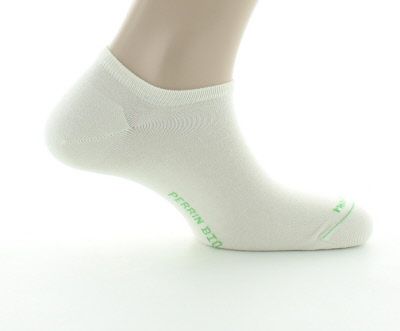 Perrin  Socquettes pur coton Bio - Blanc