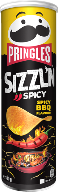 Pringles Sizzl'n Spicy BBQ
