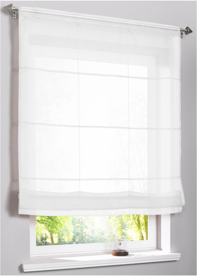 Transparentes Faltrollo einfarbig