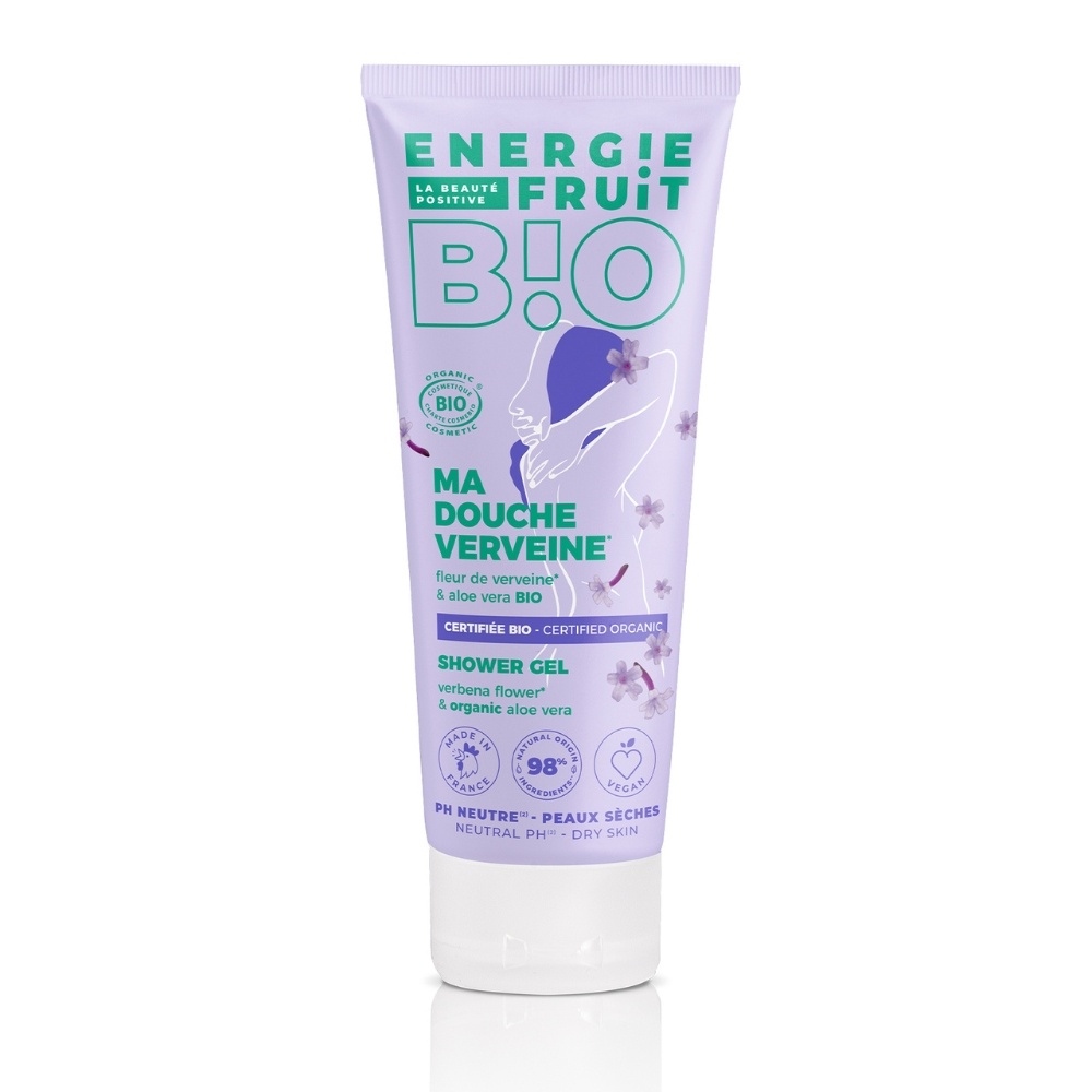 energie fruit MA DOUCHE SOIN BIO | FLEUR DE VERVEINE & ALOE VERA Gel douche certifié BIO