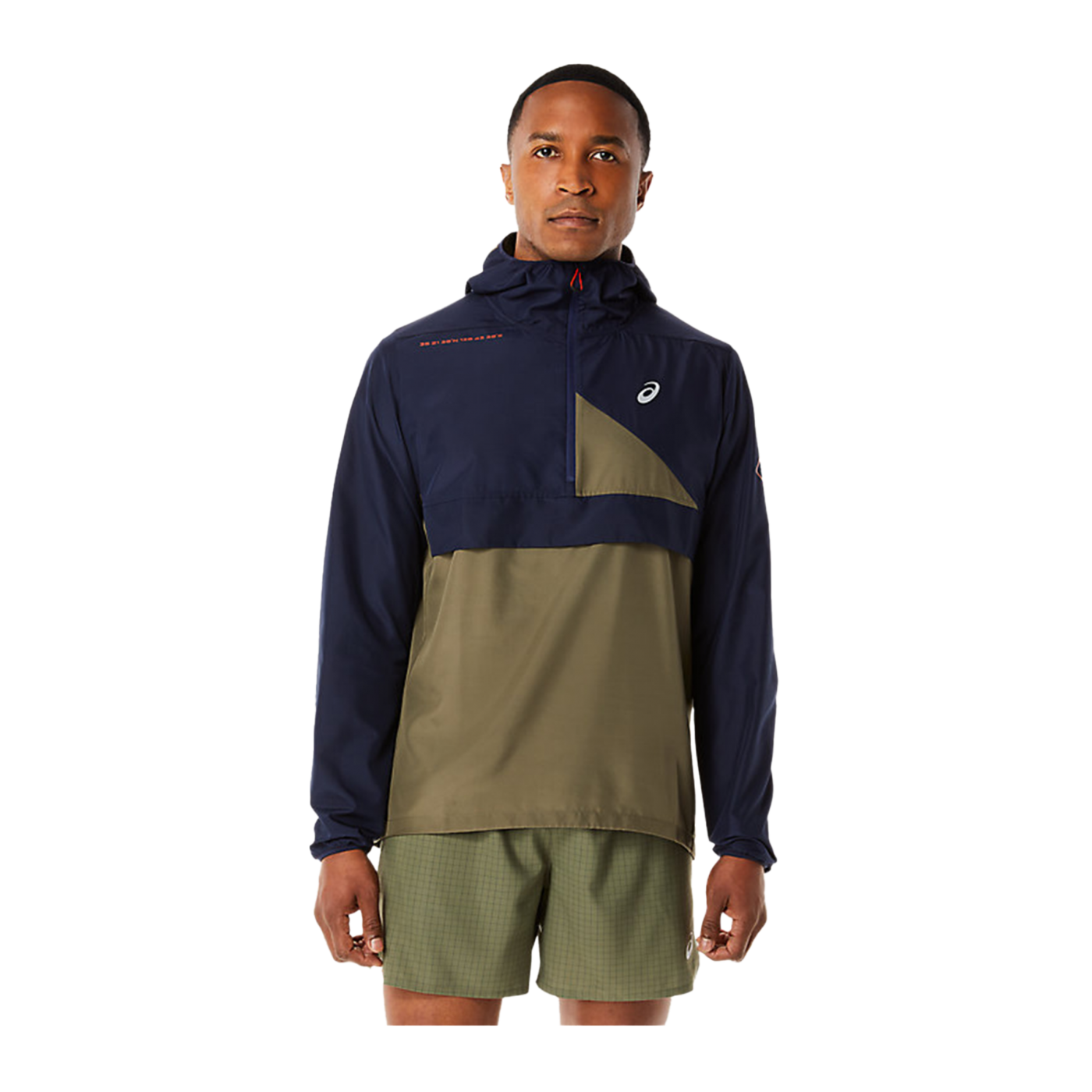 Asics Fujitrail Jacke Blau Grün F400