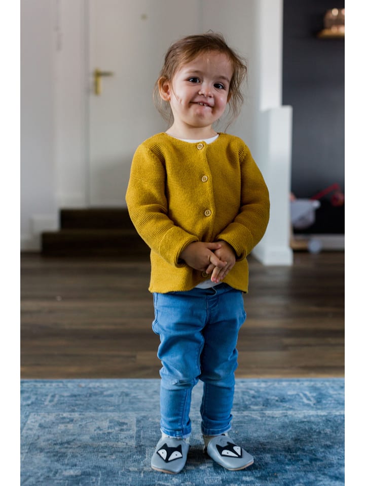 Kindsgut Leder-Krabbelschuhe 