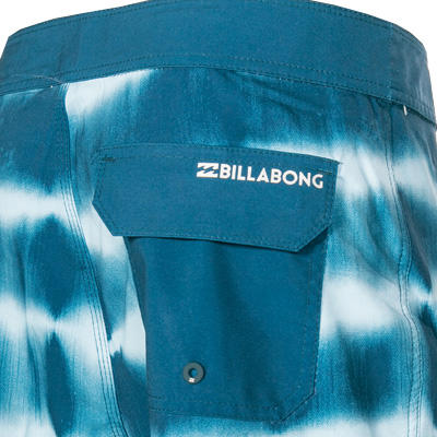 BILLABONG, Boardshorts, Mikrofaser, blau- gemustert