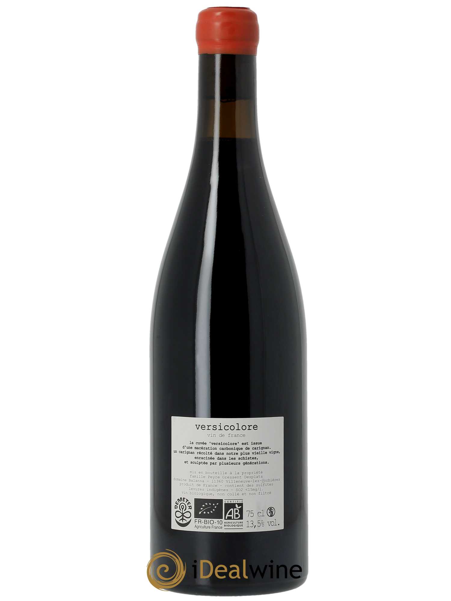 Vin de France Versicolore Balansa (Domaine)  2021 - Lot de 1 Bouteille