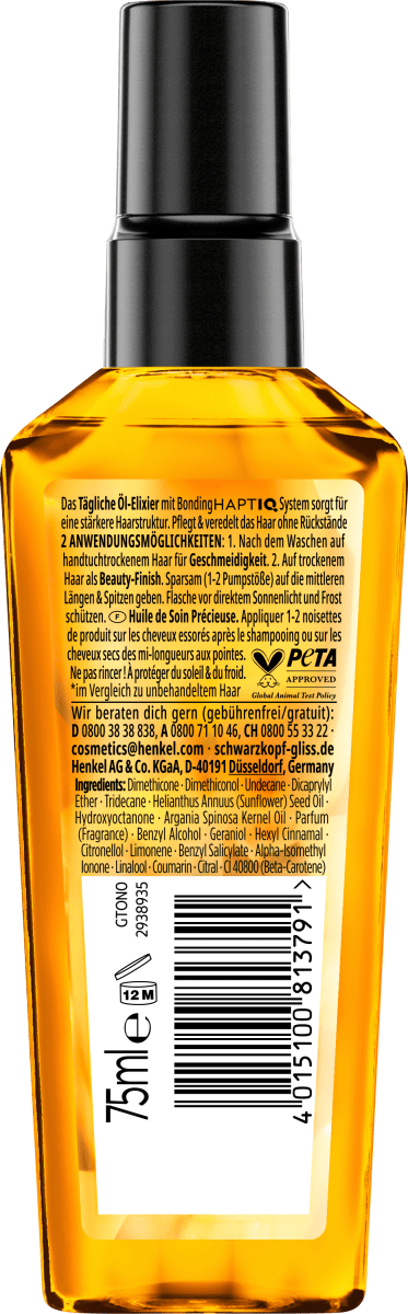 Haaröl Tägliches Öl Elixier, 75 ml