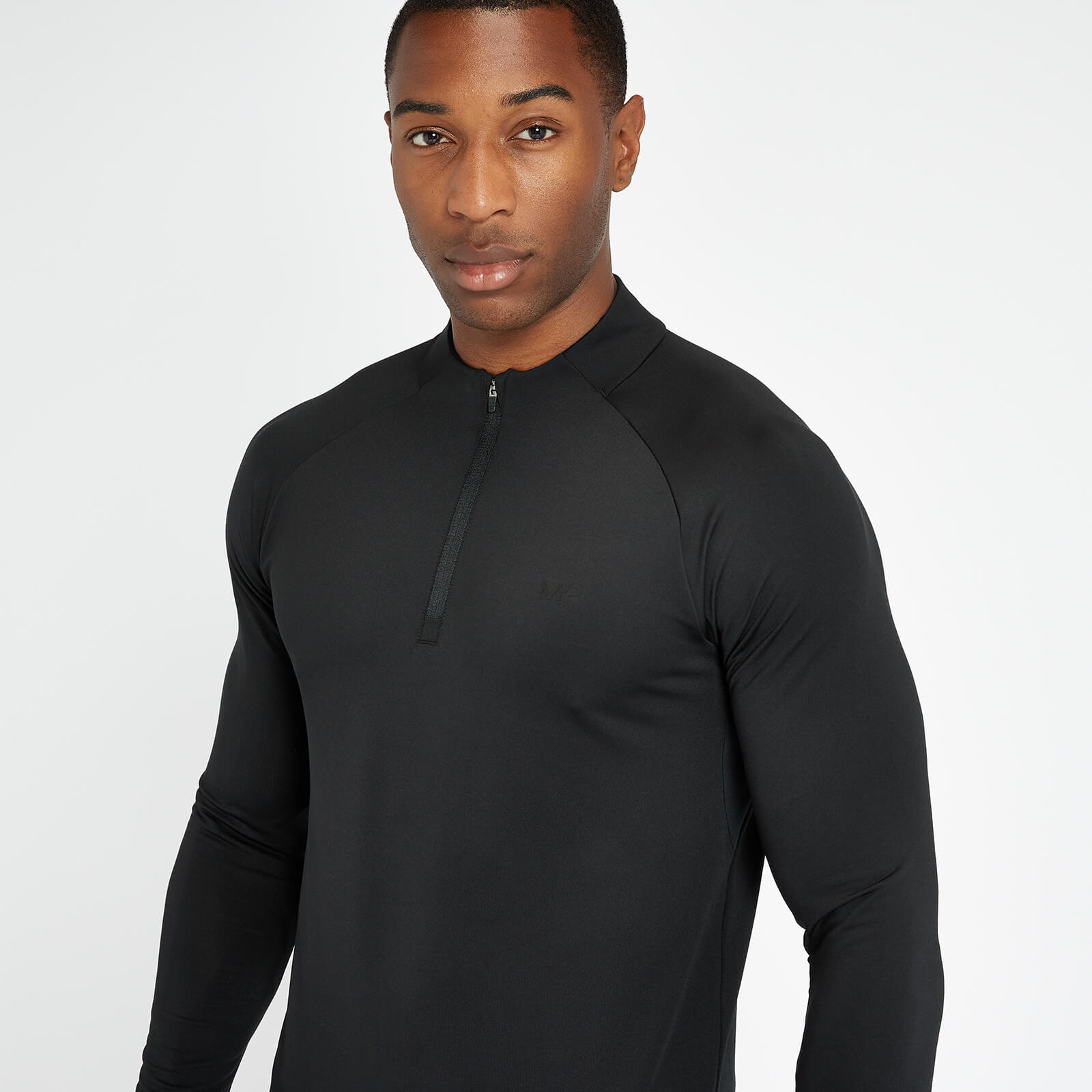 Haut à fermeture éclair ¼ MP Training Ultra pour hommes – Noir
