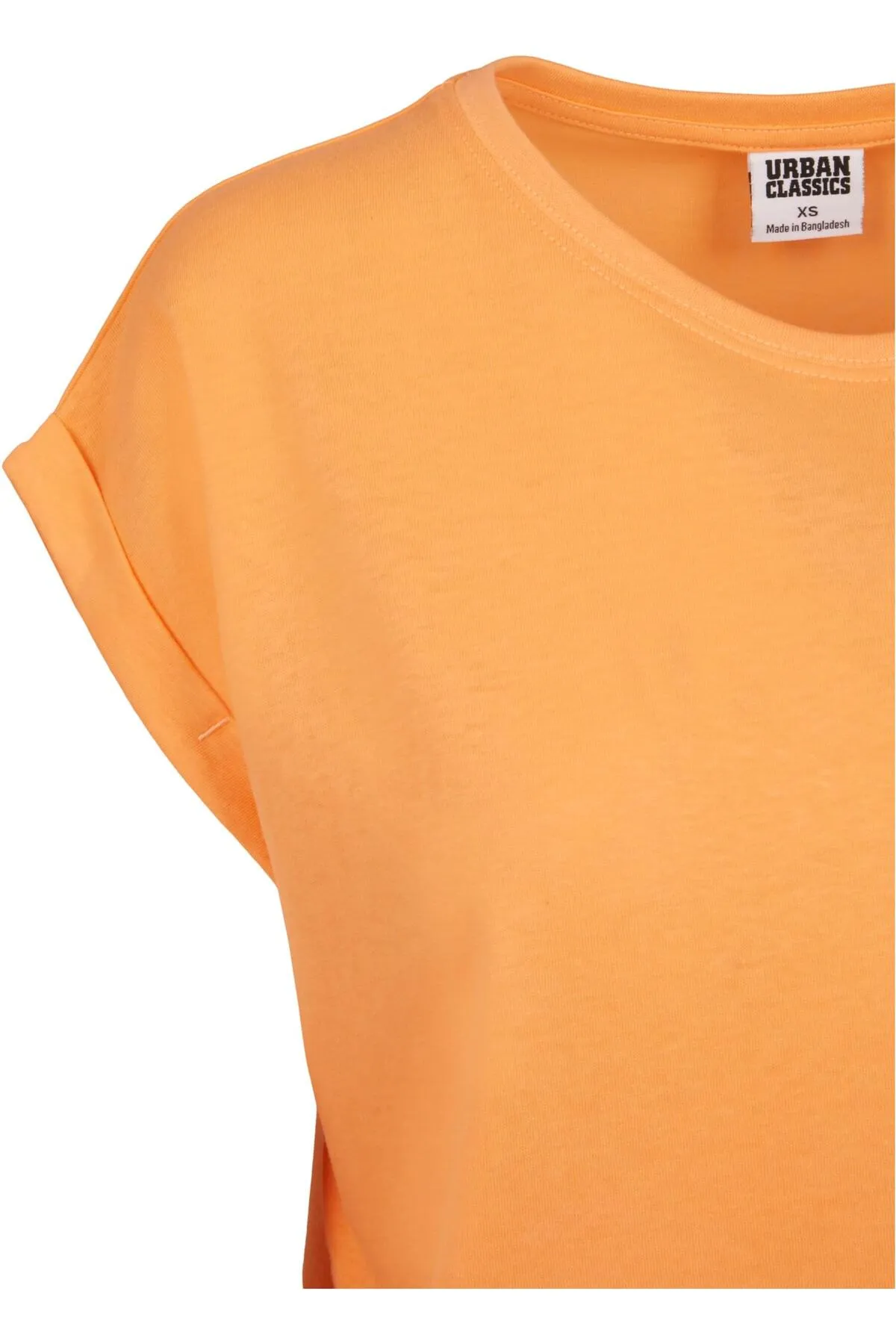 Urban Classics  Damen T-Shirt mit verlängerter Schulterpartie für Damen