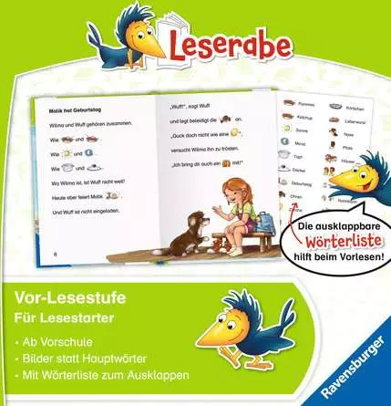 Leserabe - Vor-Lesestufe: Wilma und ihr Hund Wuff