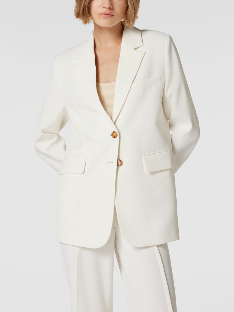 Blazer mit Pattentaschen Modell 'BLAZER PLEATY' in beige
