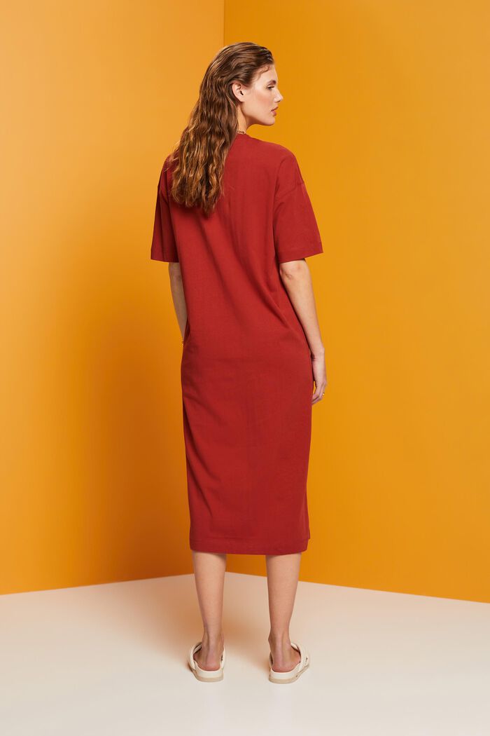 T-Shirt-Kleid in Midilänge