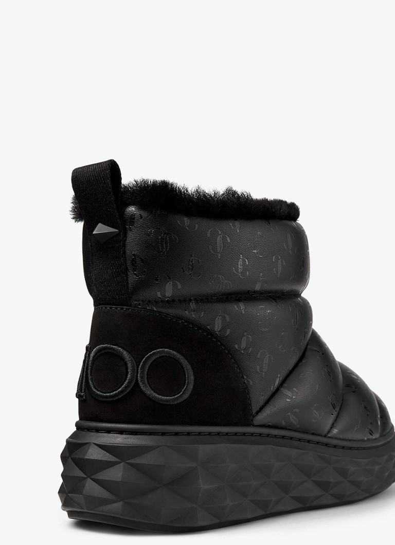 Ghete Jimmy Choo Xan din piele cu logo