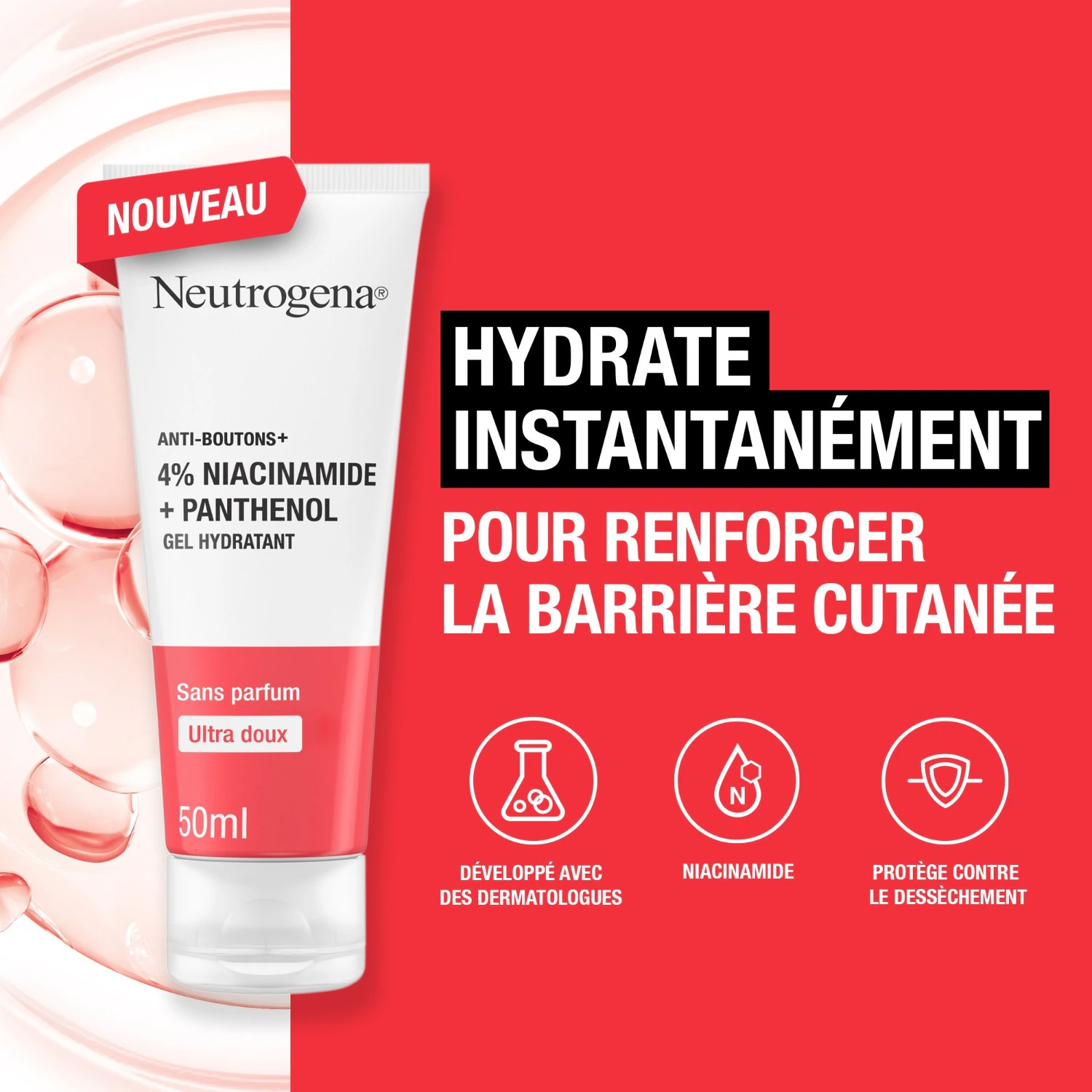 Neutrogena Anti-Blemish + hidratantni gel s niacinamidom i pantenolom