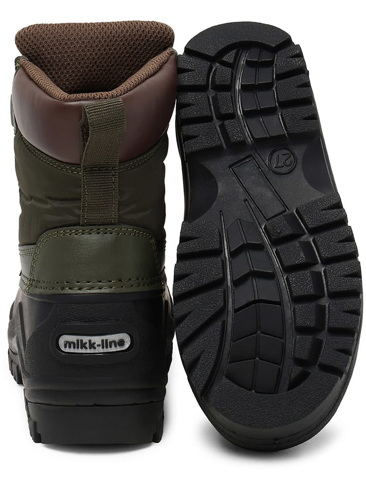 mikk-line Winterboots in Schwarz/ Khaki/ Braun günstig kaufen