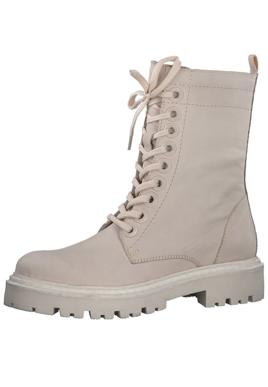 MARCO TOZZI Stiefeletten beige Schnürboots
