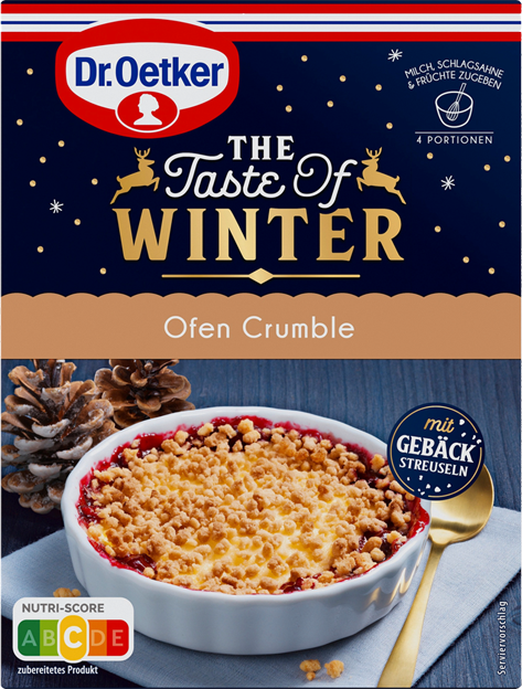 Dr. Oetker Ofen Crumble