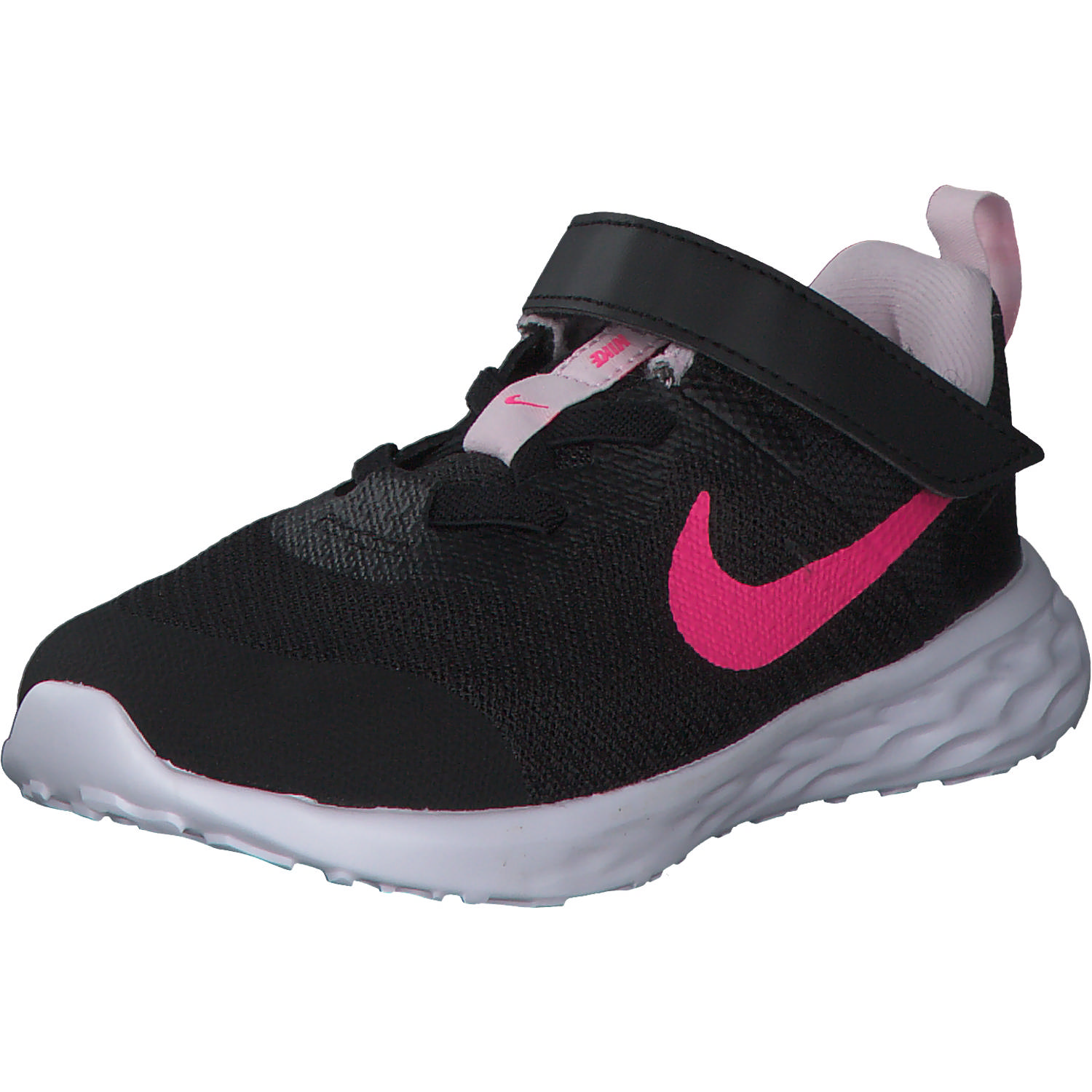 Nike Revolution 6 DD1094 W, Sneakers Low, Kinder, black/hyper pink-pink foam