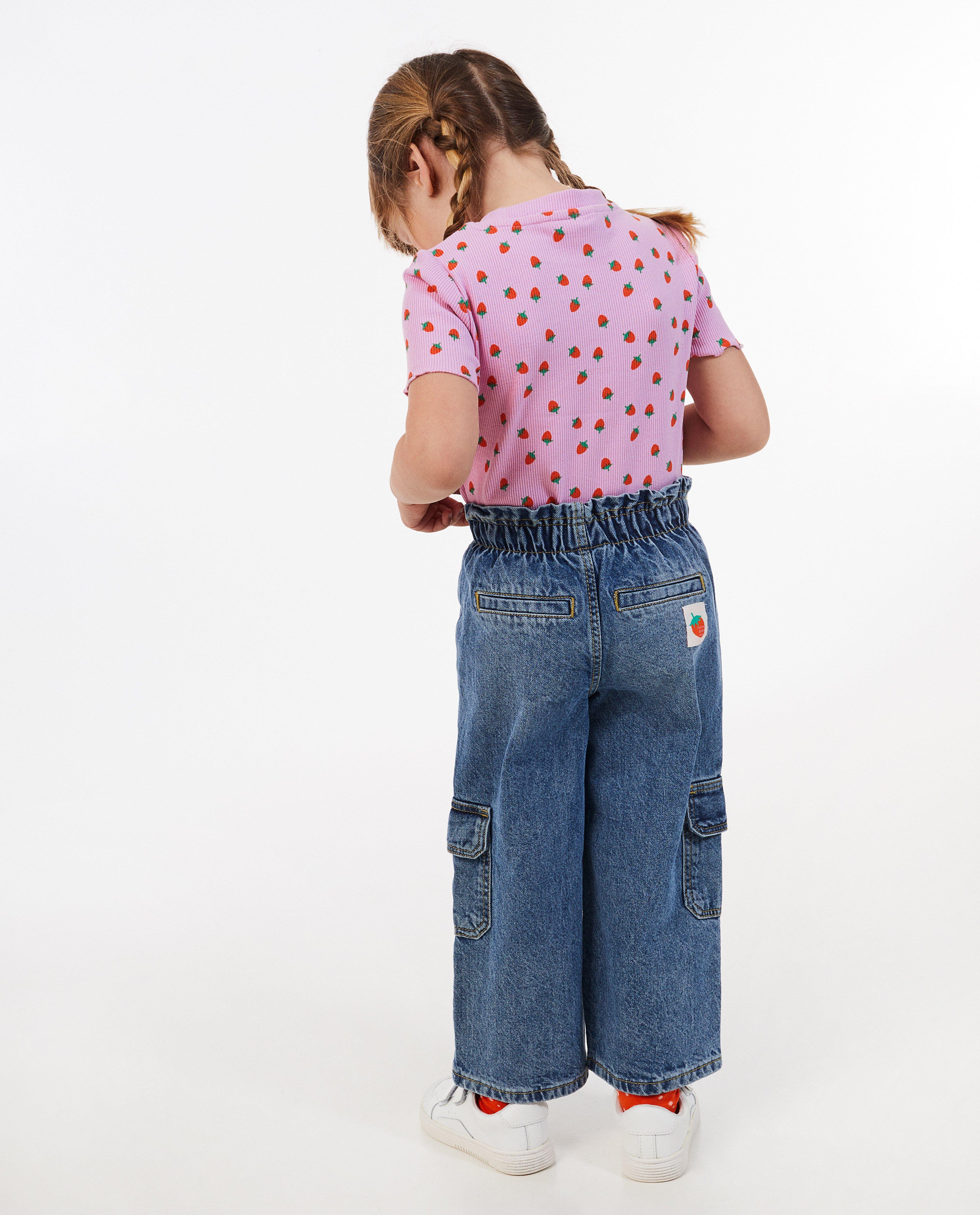 Milla Star Kék farmer, cargo fit, kék