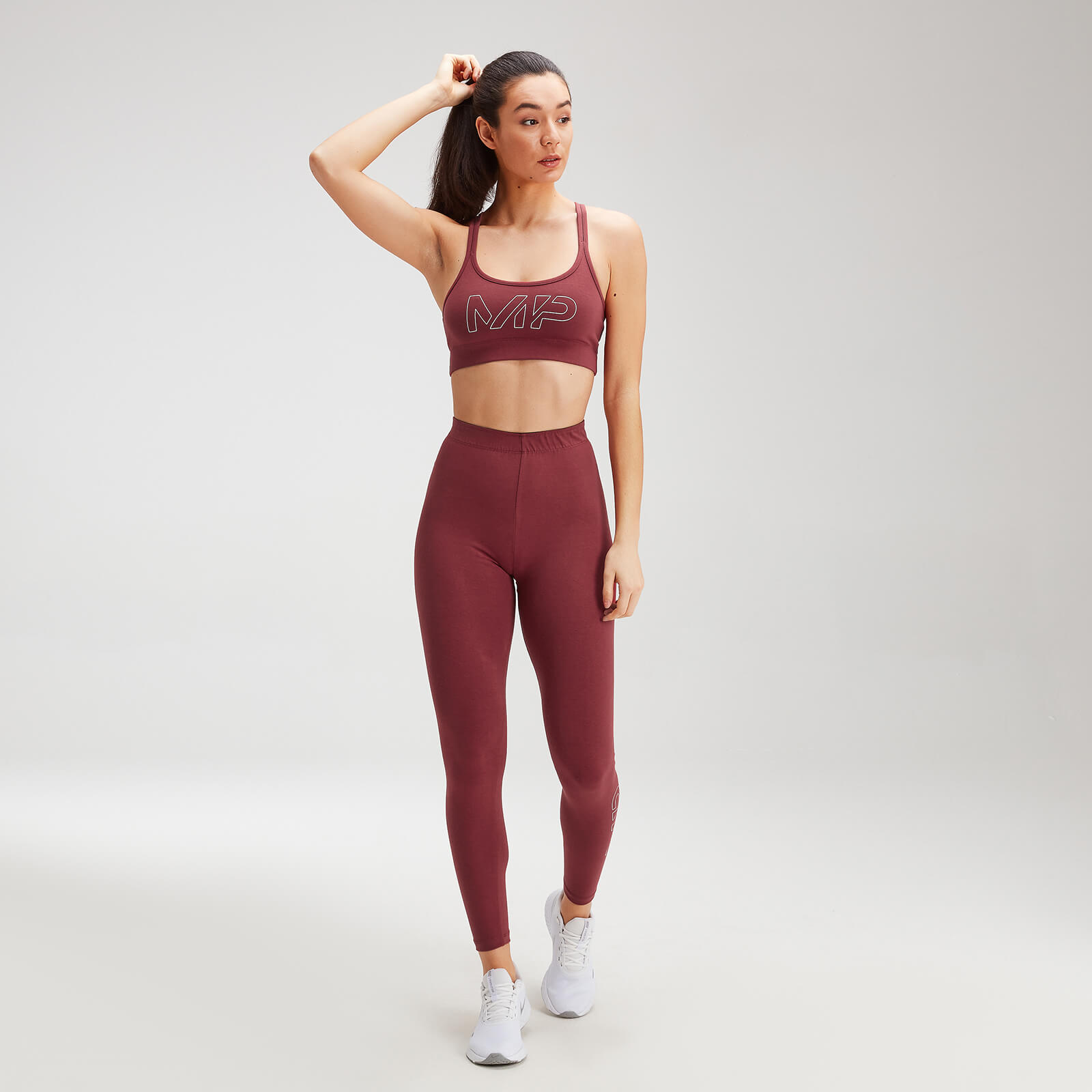 Brassière de sport MP Originals pour femmes – Bordeaux