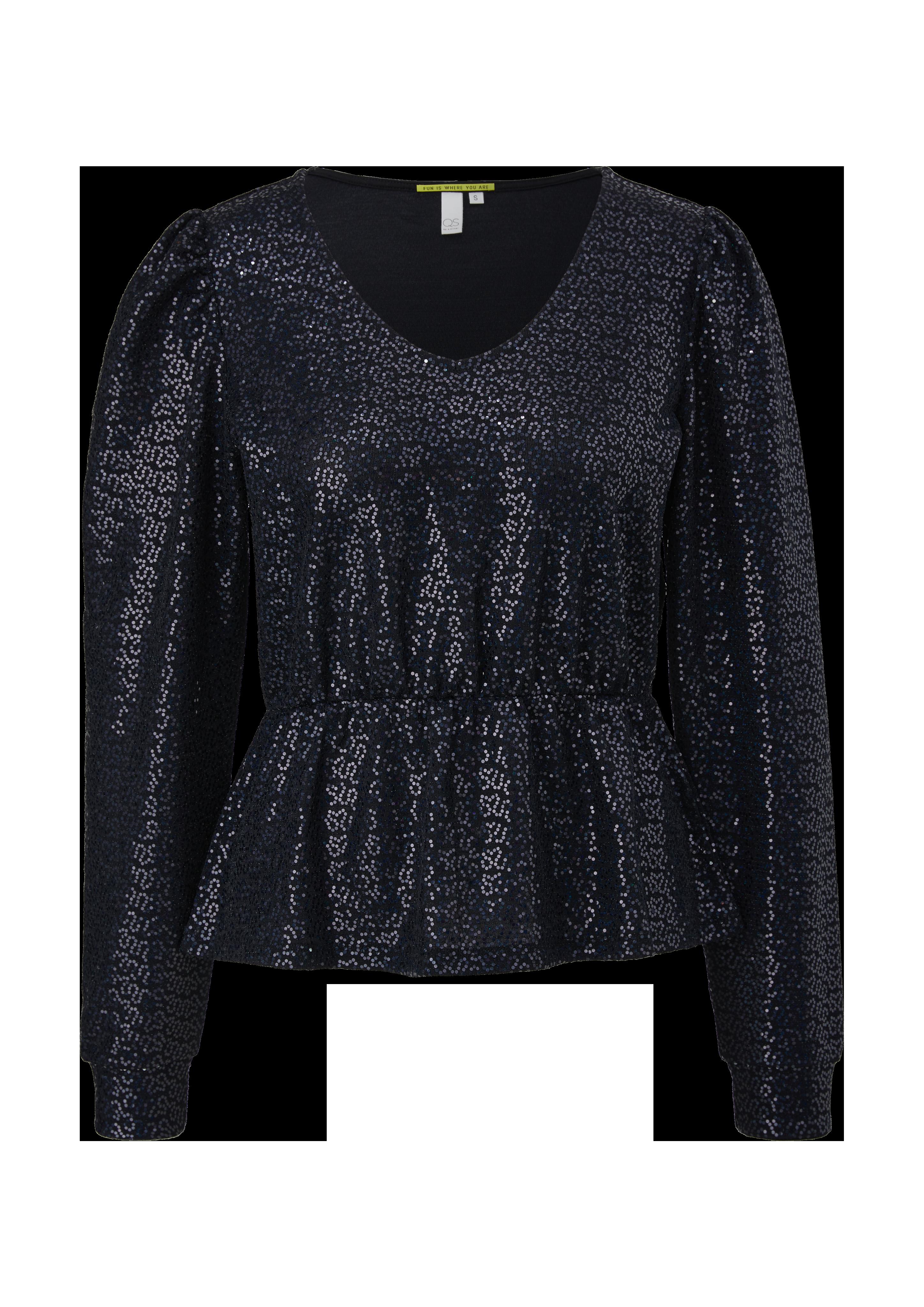 Blusenshirt mit V-Ausschnitt  2126055-9999
