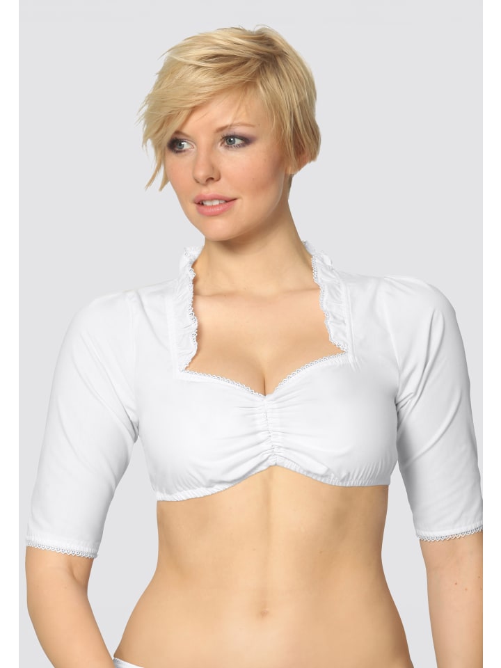 Stockerpoint Stockerpoint Dirndlbluse Clara in weiss günstig kaufen