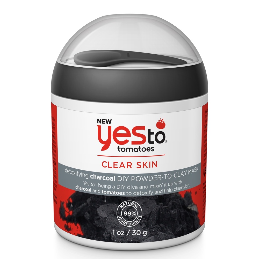 Yes To Masque en poudre détoxifiant à la Tomate et Charbon 30gr Masque visage