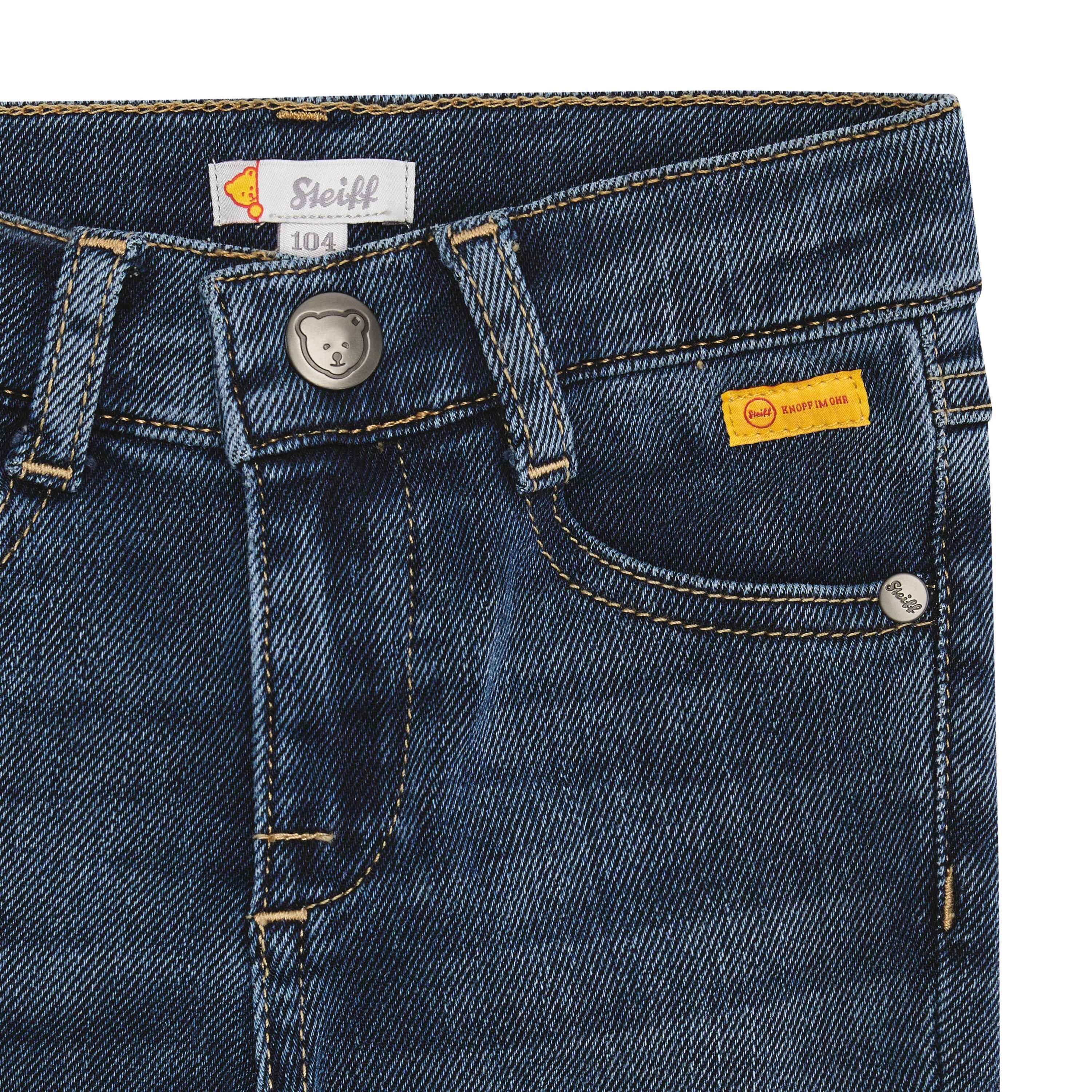 Steiff Regular-fit-Jeans Jeanshose Denim