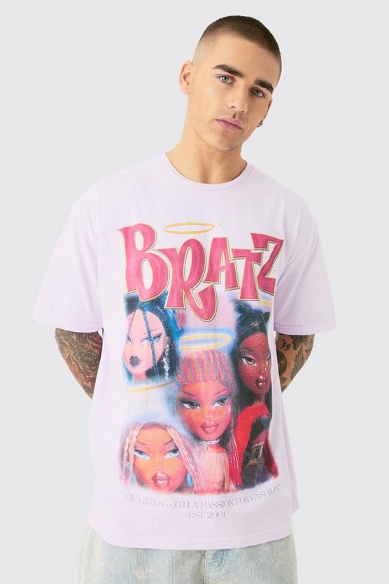 Oversize T-Shirt mit lizenziertem Bratz-Print