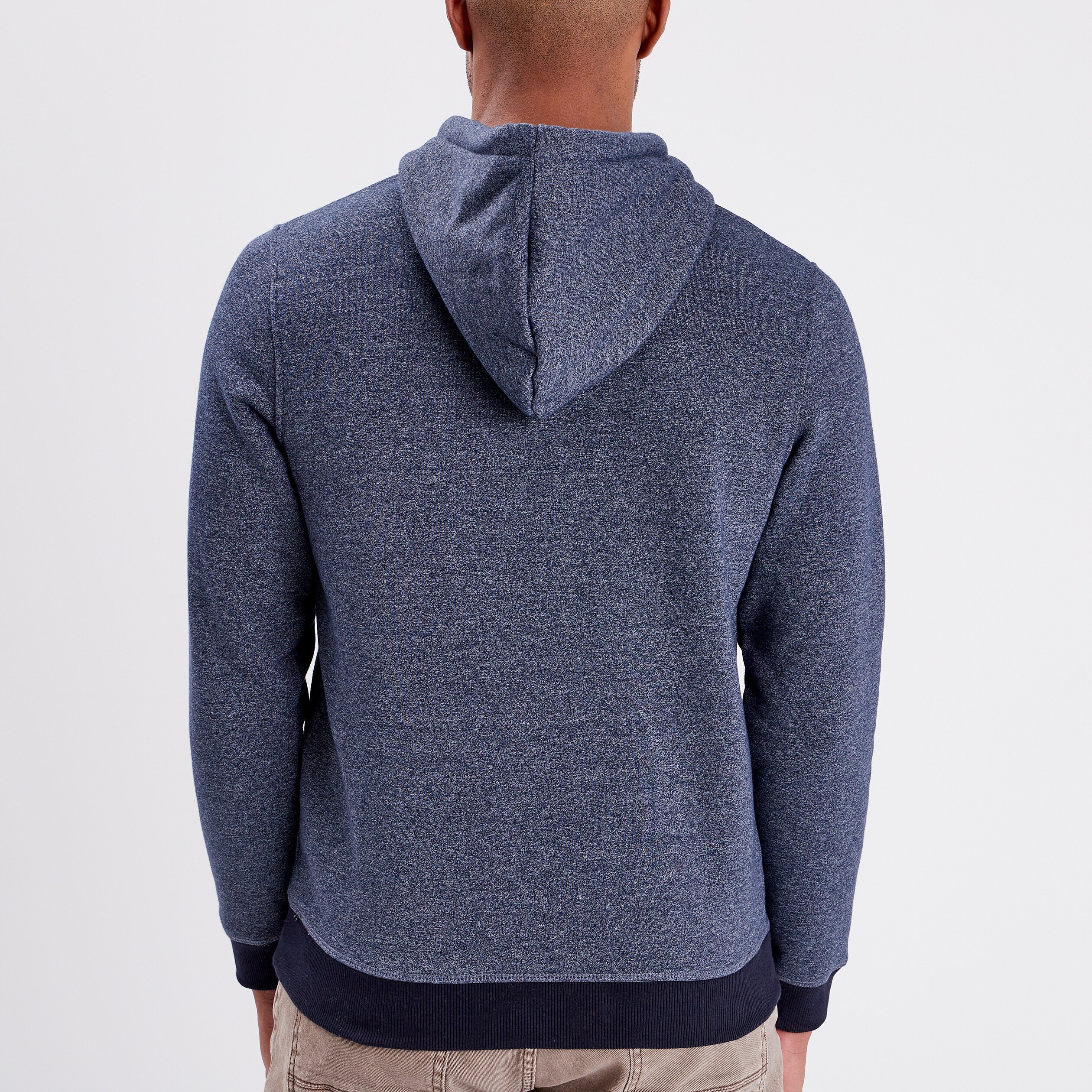 Sweat à capuche hoodie Creeks bleu gris homme | La Halle