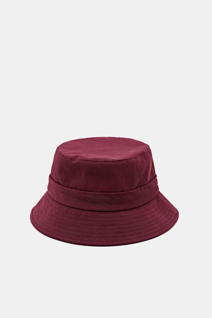 Bucket Hat aus Twill mit Bindeschleife