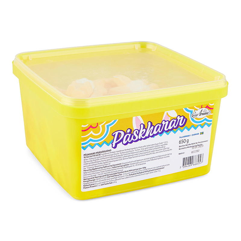 KnallGodt Påskeharer skum 650 g