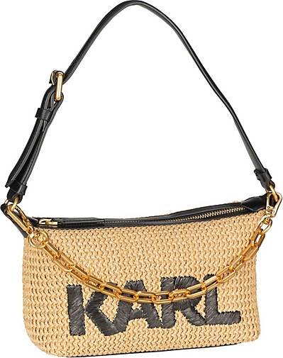 Karl Lagerfeld Schultertasche K/Kushion Small Raffia Baguette