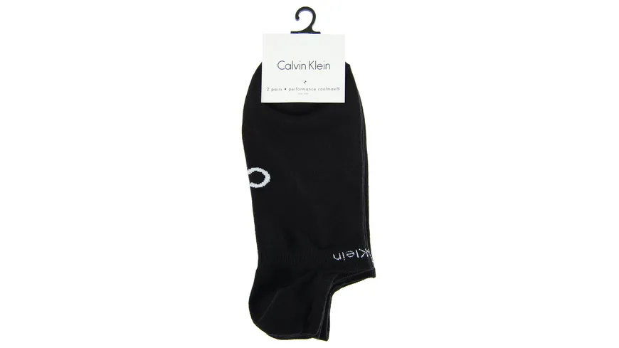 Calvin Klein Damen Sneaker Socken 2er Pack schwarz