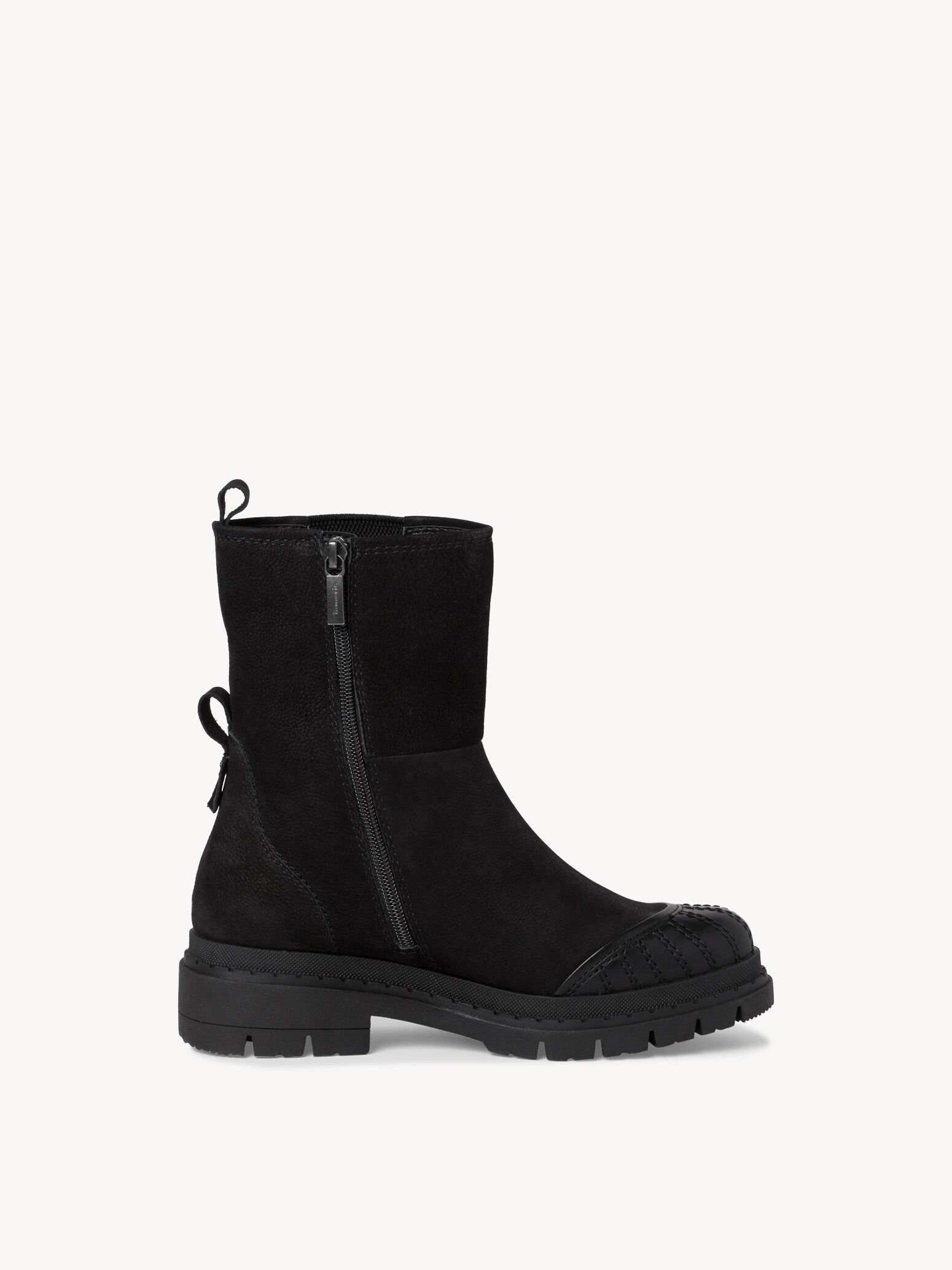 Bottine Chelsea en cuir - noir