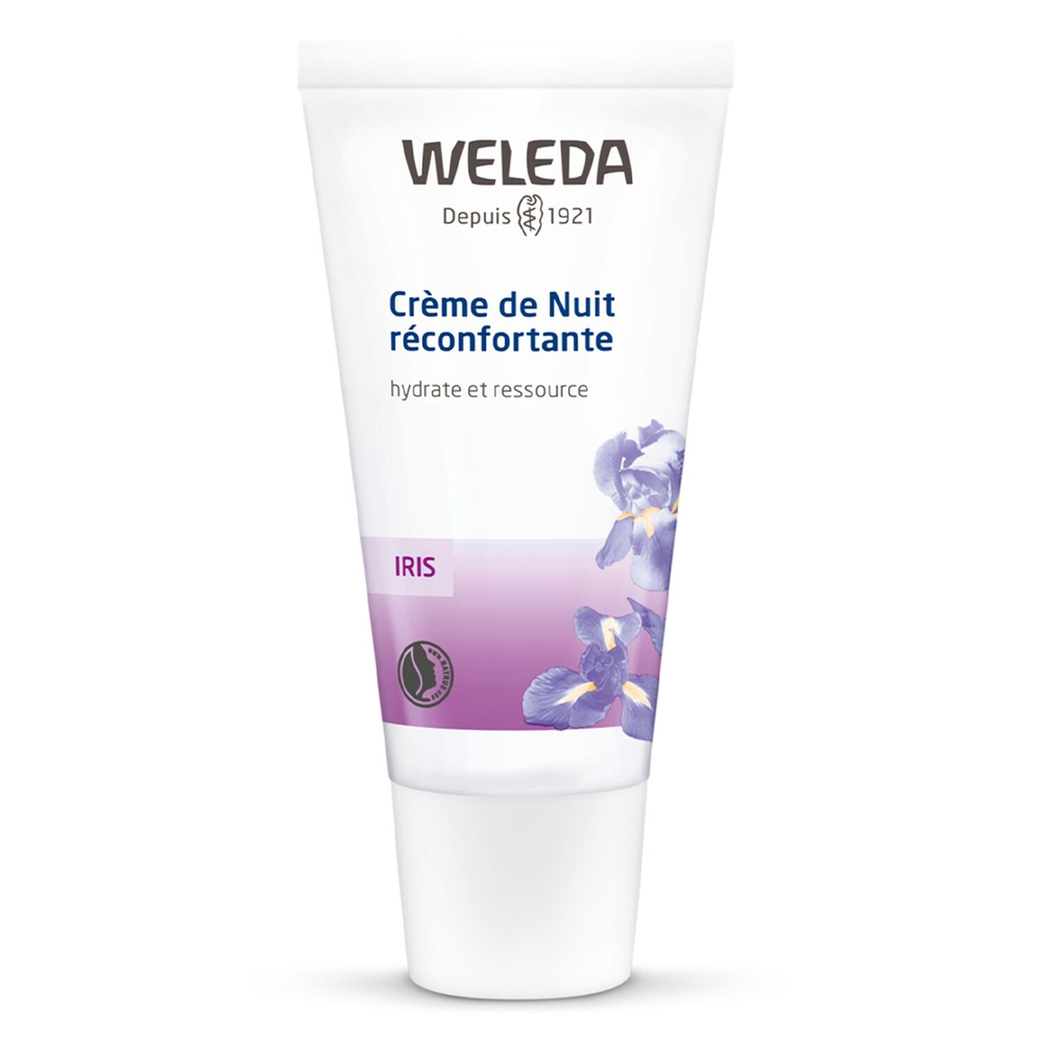 Weleda Iris Crème de Nuit Réconfortante - Régénère et Ressource - Texture Riche - 30 ml