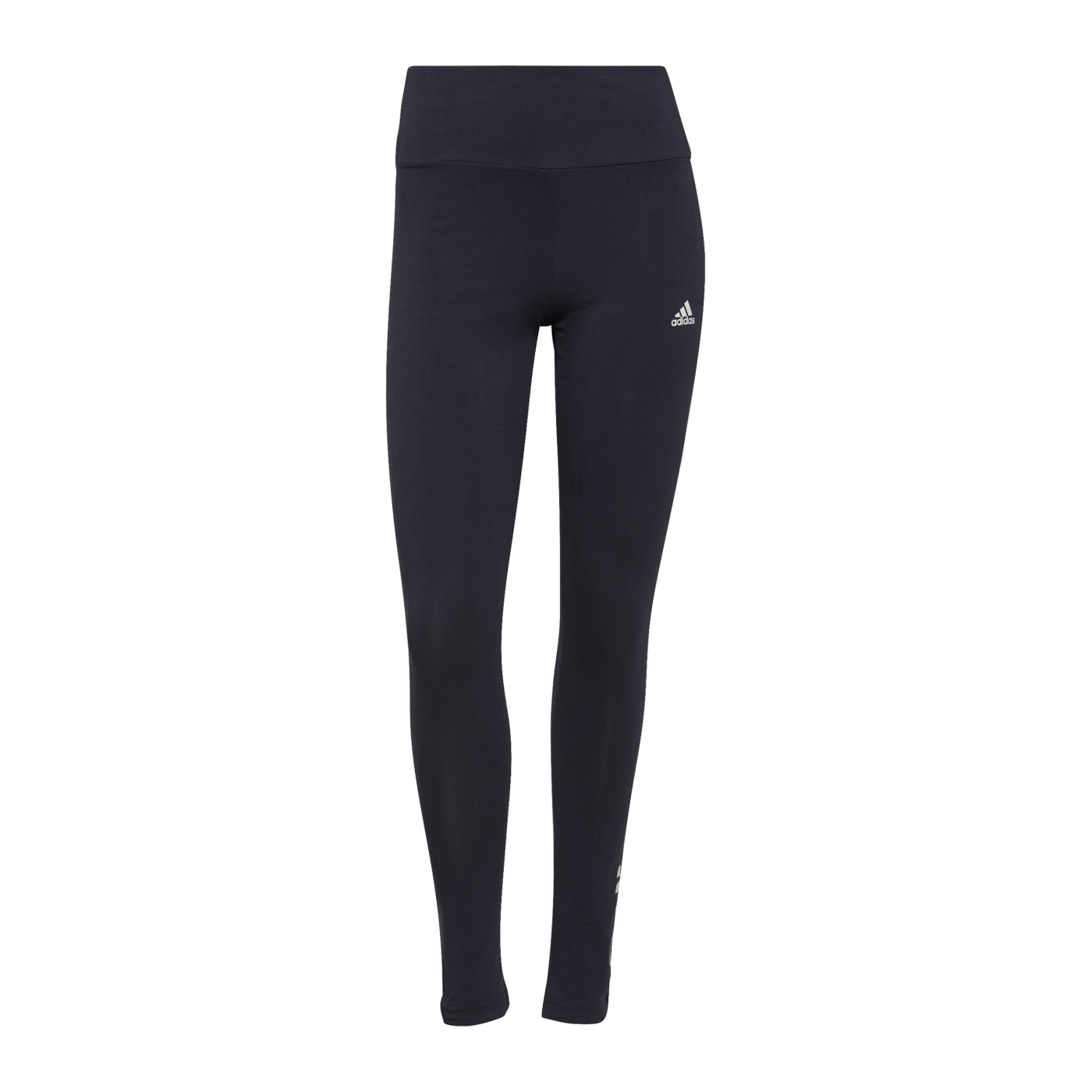 adidas Ess High Waist Leggings Damen Blau Weiss