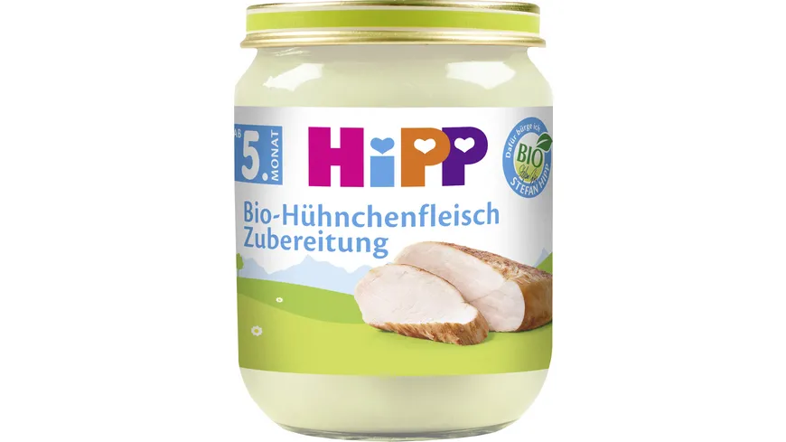HiPP Bio-Hühnchenfleisch-Zubereitung 125 g