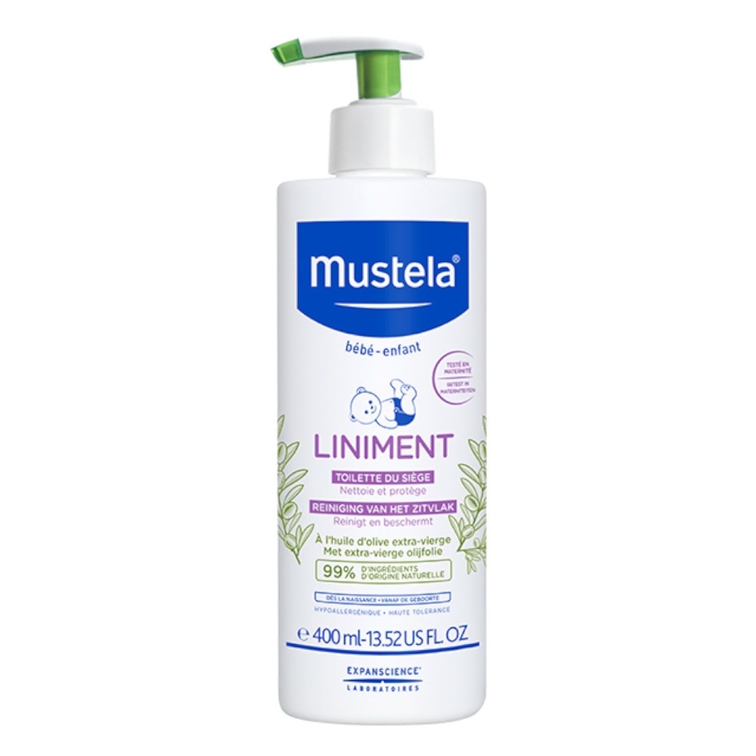 Mustela LINIMENT Toilette Du Siège Nettoie & Protège