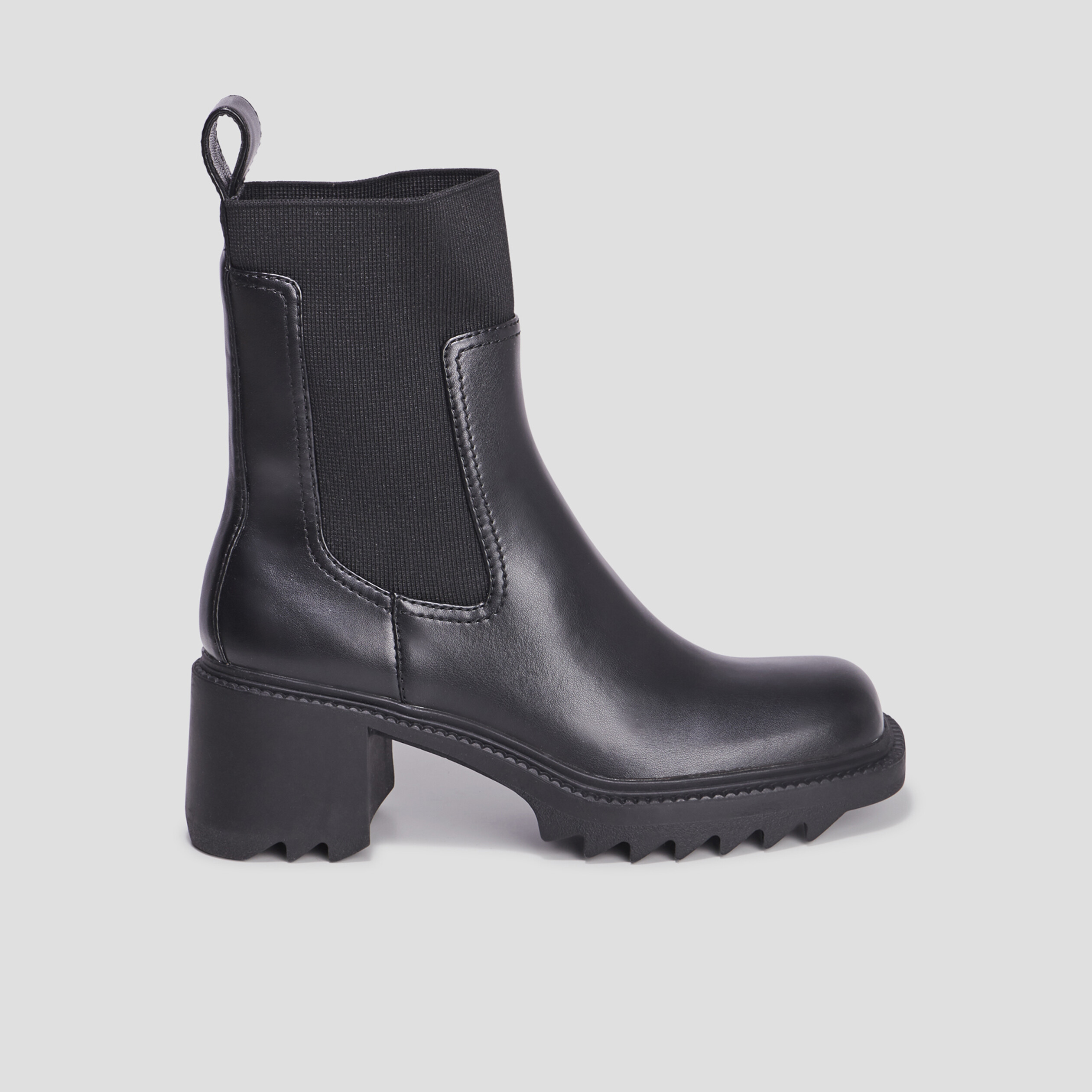 Bottines plateformes et talons noir femme | La Halle