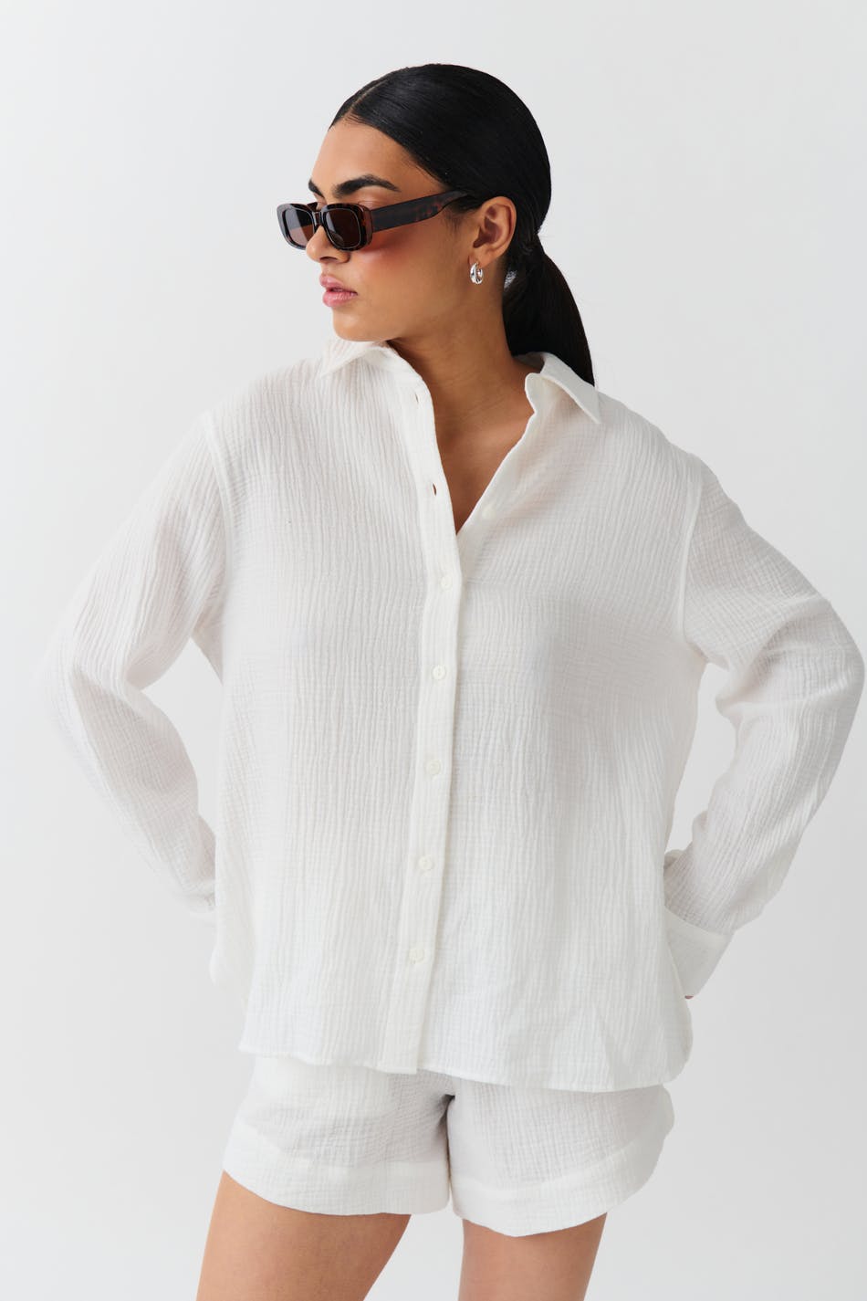 Gauze shirt