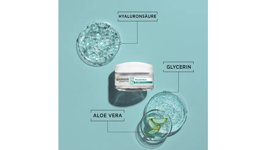 Garnier Skin Active Hyaluron Aloe Vera Gel-Creme Tagescreme 50 ml