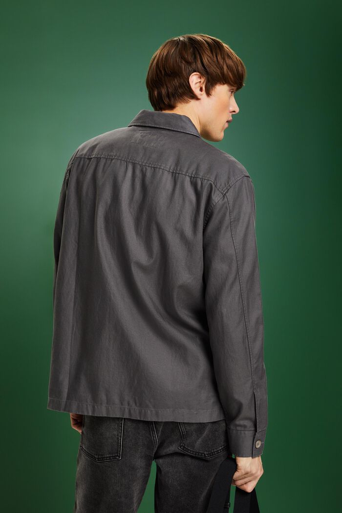 Button-Down-Hemd aus Twill