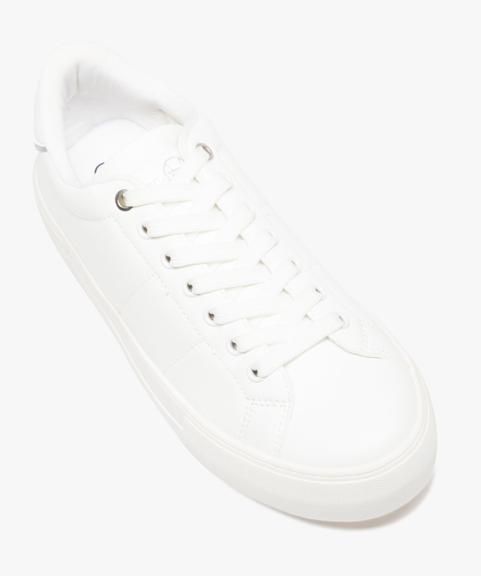 Tennis femme unies à lacets – Ellesse Virgin blanc | GEMO
