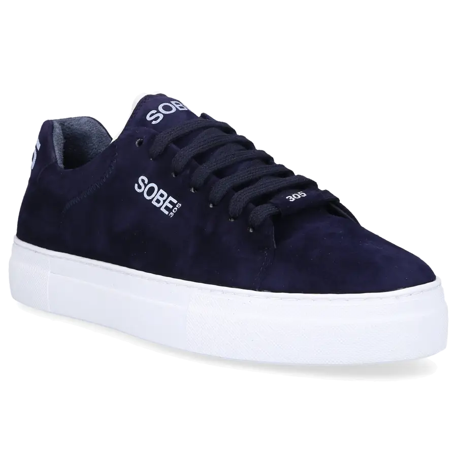305 SOBE - Sneaker low MIAMI Veloursleder - blau