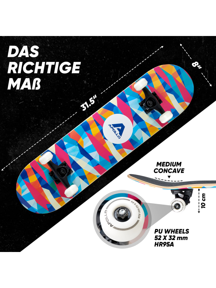 Apollo Skateboard Kinder und Erwachsene 