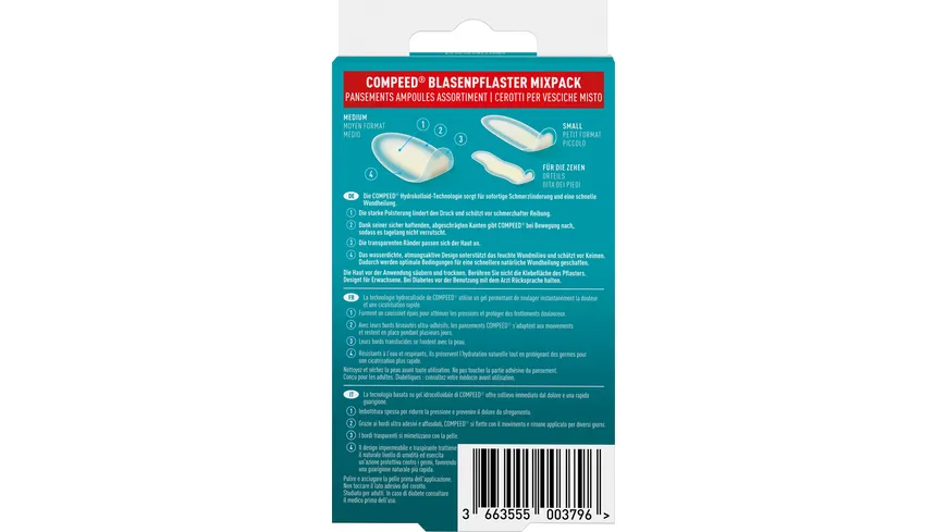 Compeed Blasenpflaster Mix