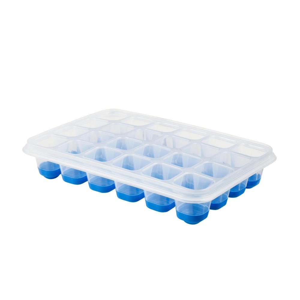 Emsa Eiswürfelbehälter Clip & Close 2.0 Eiswürfelbox Transparent, Kunststoff, (1-tlg)