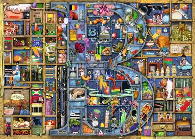 Puzzle 1000 Teile - Awesome Alphabet "B"