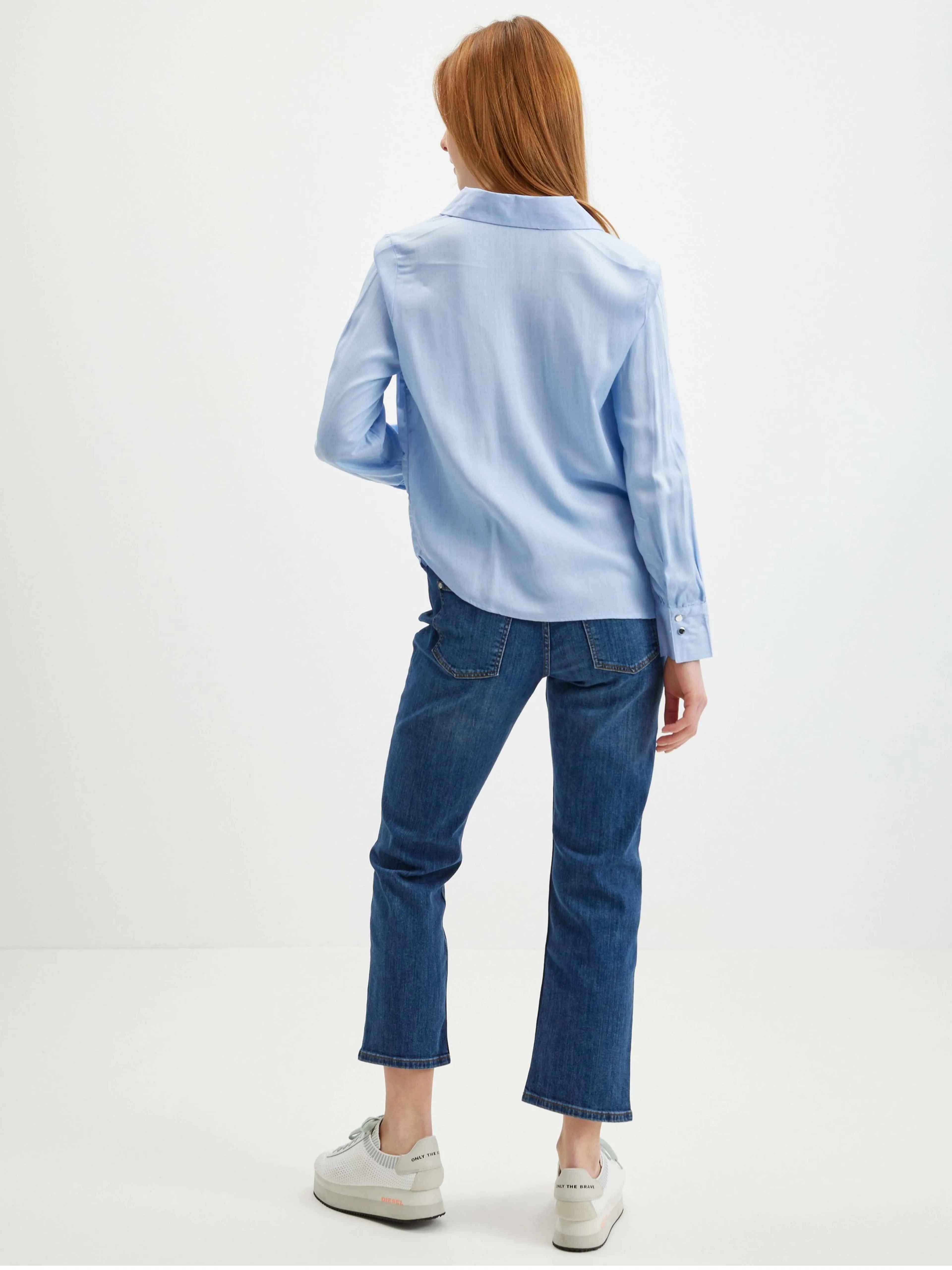 Hellblaues Damenhemd ORSAY